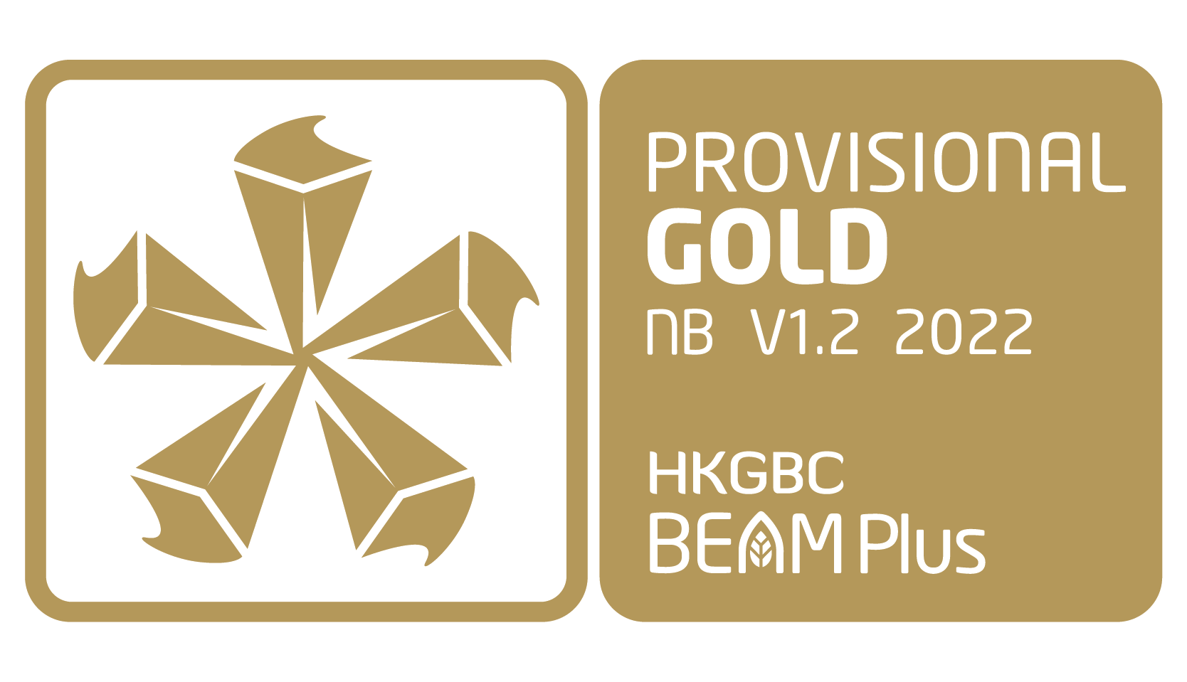 BEAM Plus New Buildings V1.2 <br />(Provisional Gold Rating)